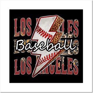 Graphic Baseball Los Angeles Proud Name Team Vintage Posters and Art